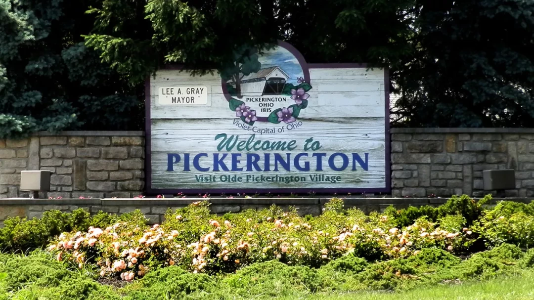 Welcome Sign of Pickerington, Ohio