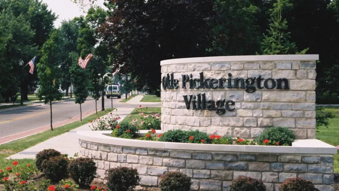 Olde Pickerington Village sign